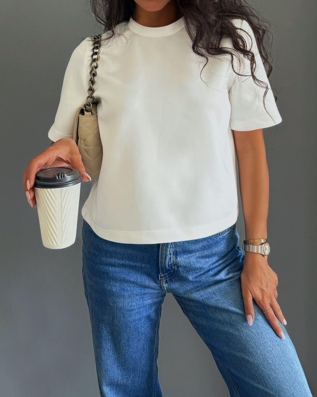 تیشرت بیسیک سفید